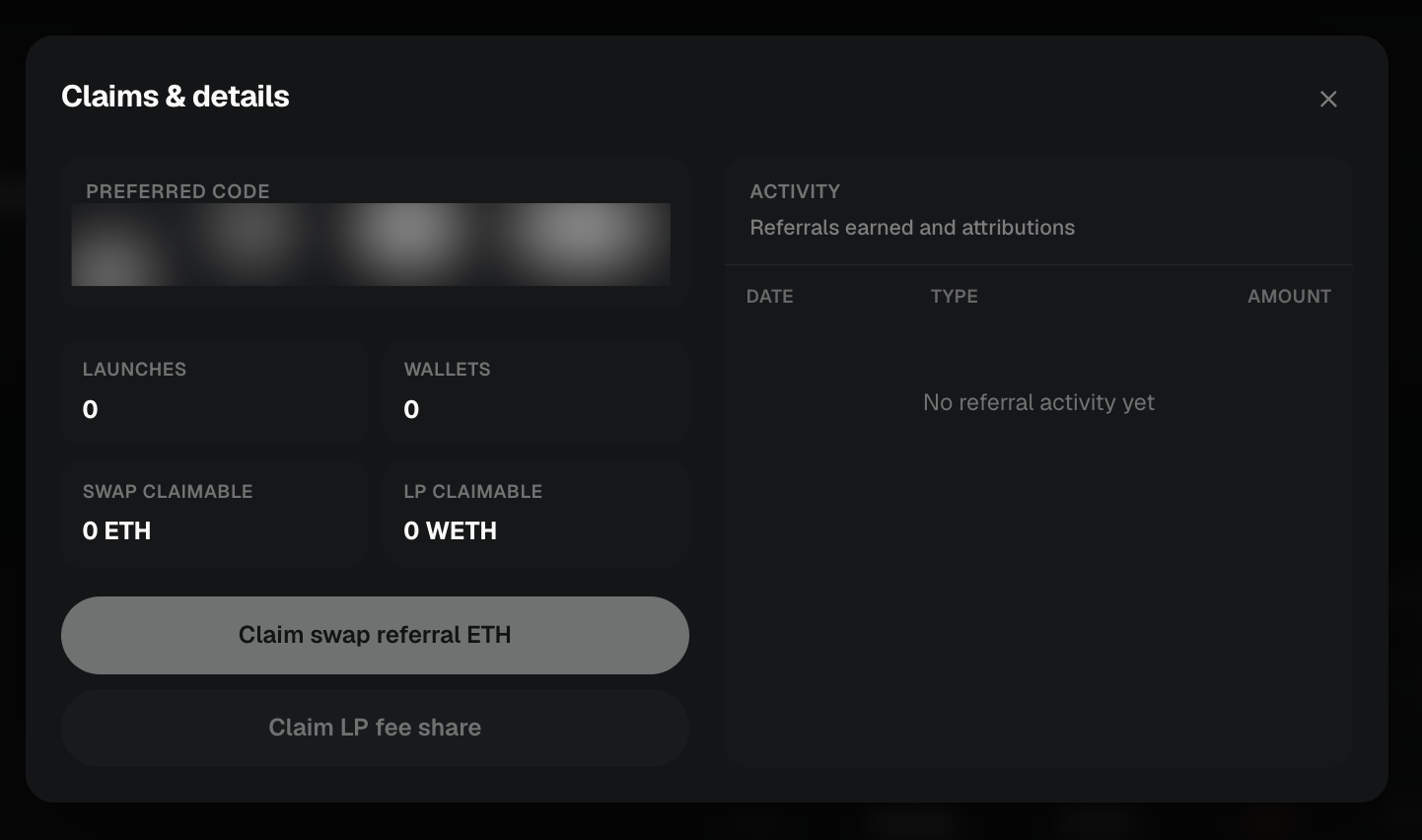 Creator earnings on Profile