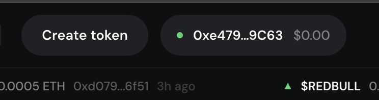 Wallet extension connected