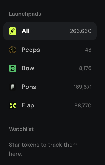 Venue filters on Discover
